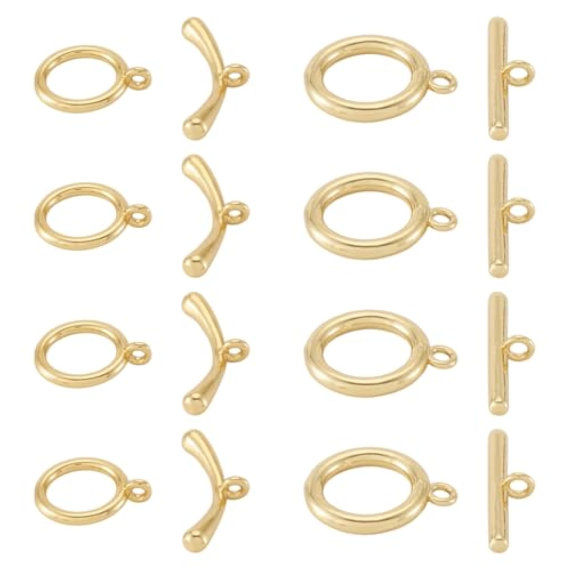 14K Gold Plated Toggle Clasps for Jewellery Making